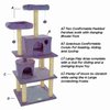Pet Adobe 5-Tier Cat Tower and Kitty Condo, Gray 565068JOX